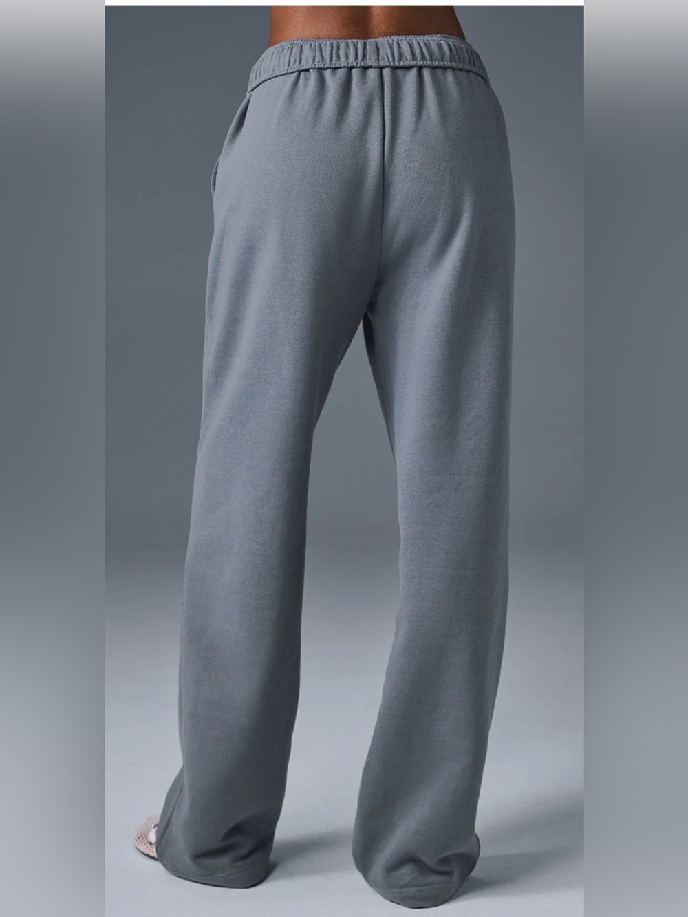 Alo Accolade Straight Leg Sweatpant Steel Gray - Picture 2 of 8
